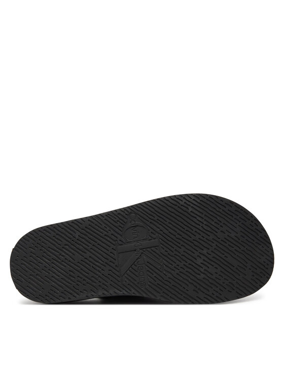 Calvin Klein Jeans Calvin Klein Jeans Sandali Flat Molded Sandal Buckle YW0YW01785 Črna