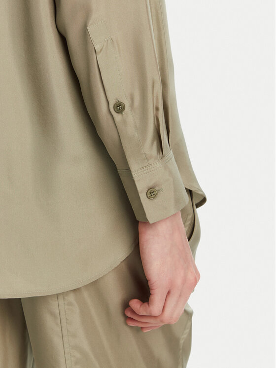 Marella Marella Camicia Alec 2513111015 Verde Regular Fit