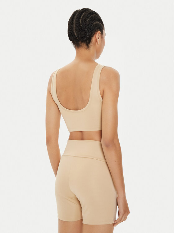 Karl Kani Karl Kani Top grudnjak Small Serif 6131306 Bež Slim Fit