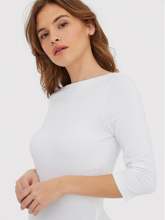 Vero Moda Vero Moda Halenka Panda 10274133 Bílá Regular Fit