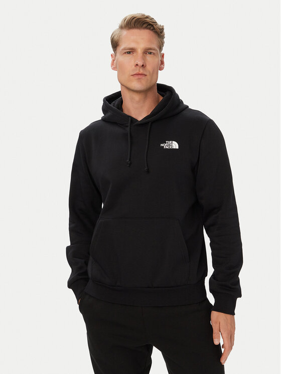 The North Face The North Face Majica dugih rukava Evolution Box Nse NF0A8CWP Crna Regular Fit
