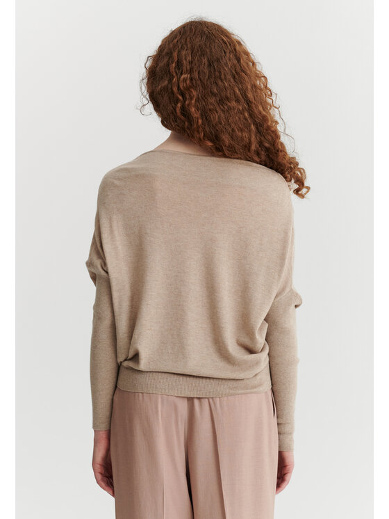 TATUUM TATUUM Sweter NASHA Beżowy Oversize