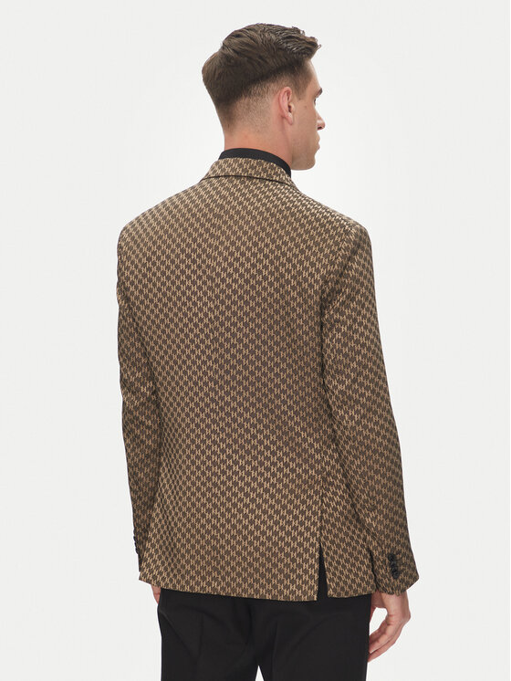 KARL LAGERFELD KARL LAGERFELD Піджак 155106 552115 Коричневий Slim Fit