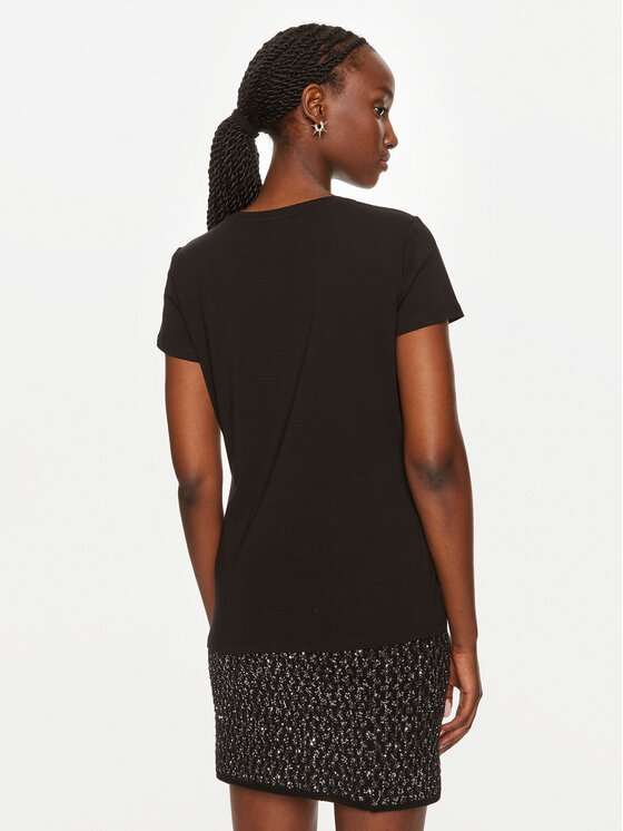 Liu Jo Sport Liu Jo Sport T-Shirt TF4076 JS088 Černá Regular Fit