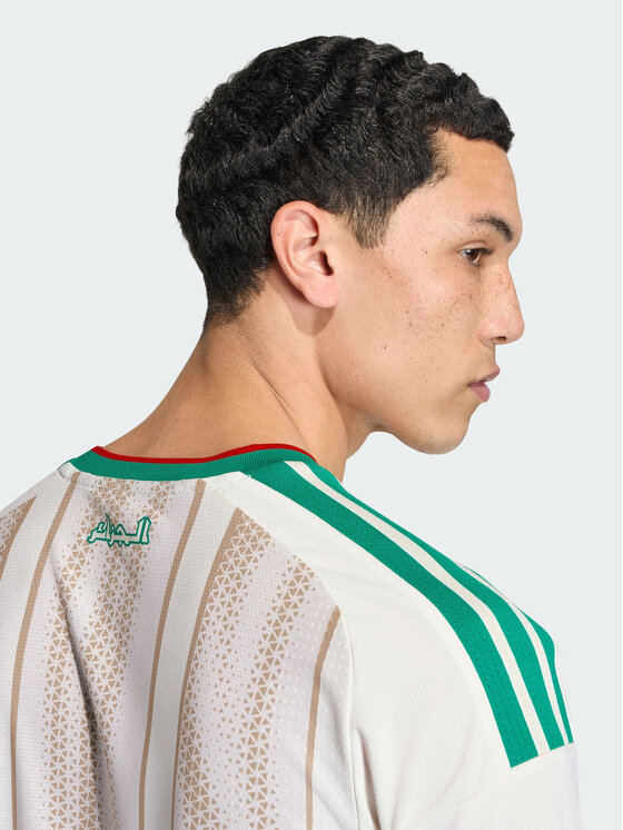 adidas adidas Koszulka techniczna Algeria 26 Home Authentic Jersey Biały Slim Fit