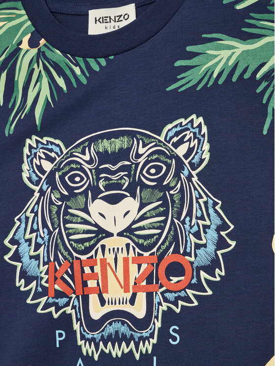 T shirt discount kenzo bleu marine