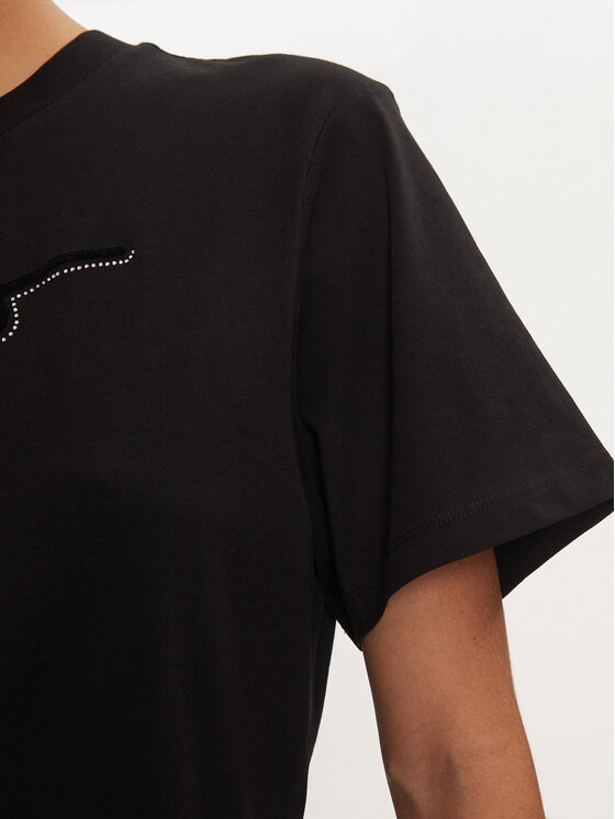 HUGO Hugo T-särk 50528585 Must Regular Fit