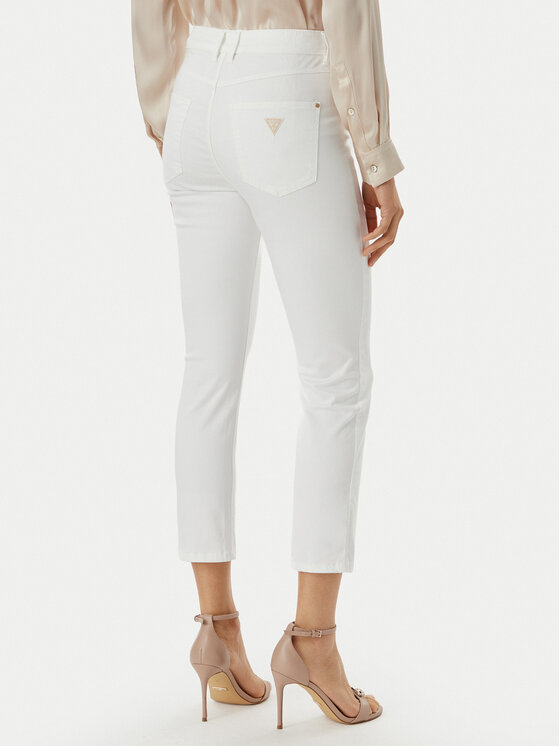 Guess Guess Дънки W5GA91 W93CM Бял Skinny Fit
