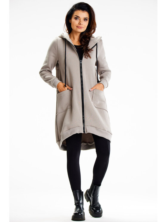 Infinite You Infinite You Felpa M334 Grigio Basic Fit