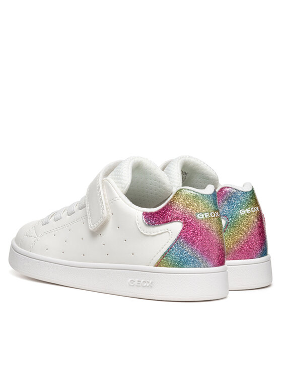Geox Geox Sneakersy J Eclyper J36LRA 0BCQD C0653 S Biały