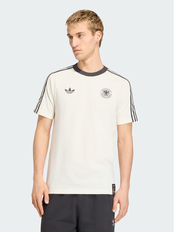 adidas adidas Koszulka techniczna 161699 Kremowy Slim Fit