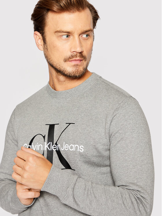 Calvin Klein Jeans Calvin Klein Jeans Суитшърт J30J320933 Сив Regular Fit