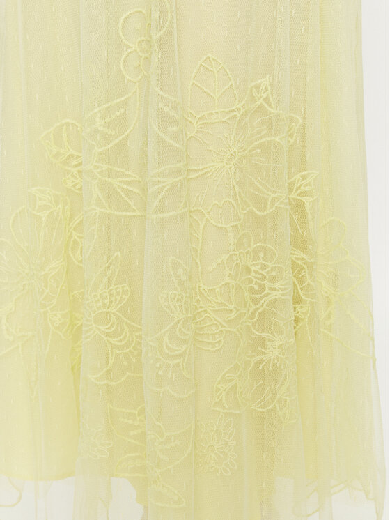 TWINSET TWINSET Rochie de zi 232TP2101 Galben Regular Fit