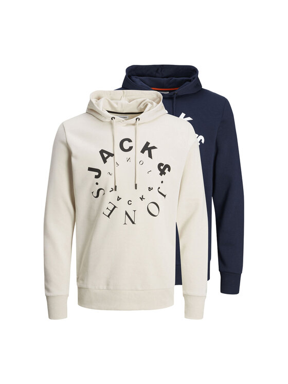 Jack&Jones Jack&Jones Sweter 26632 Niebieski Comfort Fit