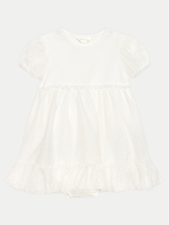 Mayoral Mayoral Elegantes Kleid 1629 Écru Regular Fit