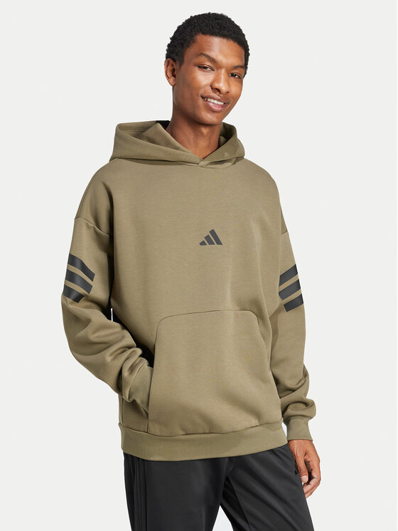 adidas adidas Μπλούζα Future Icons 3-Stripes JD4856 Πράσινο Regular Fit