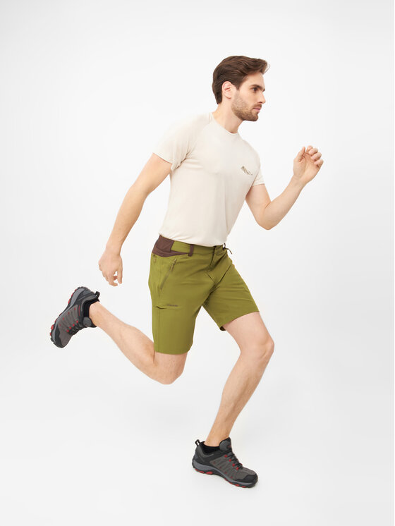 Viking Viking Szorty Spodenki Sequoia Bamboo Man Zielony Regular Fit