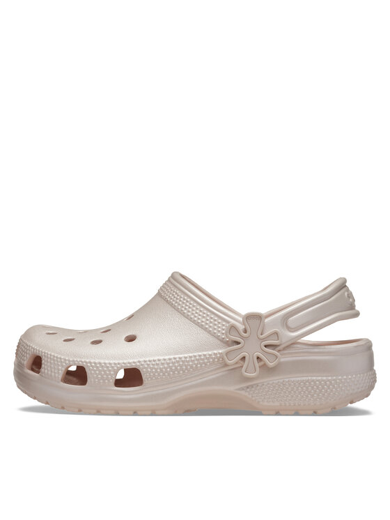 Crocs Crocs Pantoletten Classic Pearl Shine Clog K 212814 Rosa