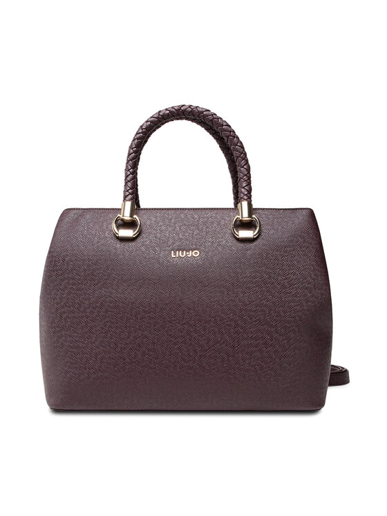 Borsetta L Satchel Double AF1155 E0087 Bordeaux