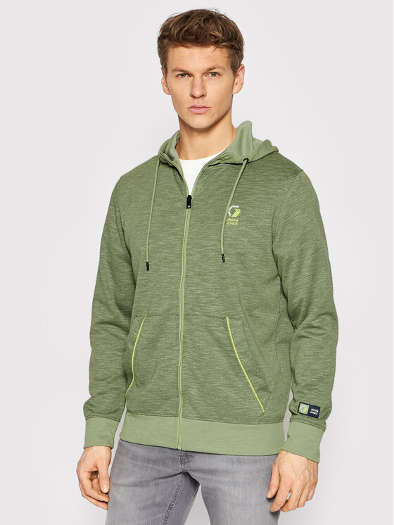 Felpa Logan 12206340 Verde Regular Fit