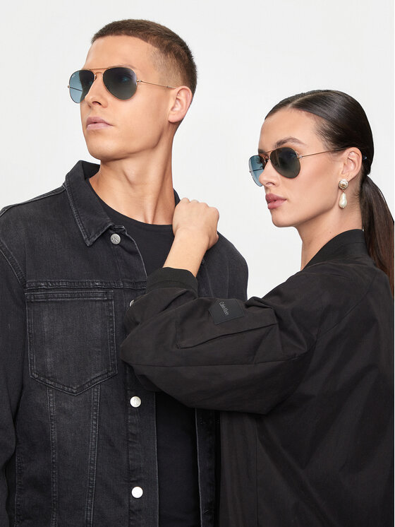 Ray-Ban Ray-Ban Okulary przeciwsłoneczne 0RB3025 001/3M Złoty