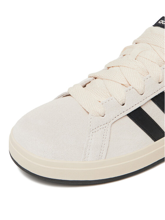 adidas adidas Sneakersy GRAND COURT 00s K JR5569 Kremowy