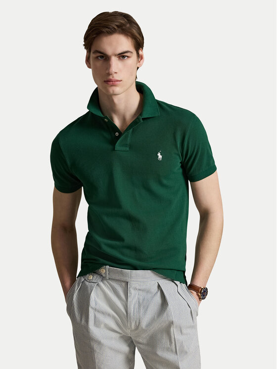 Polo Ralph Lauren Tricou polo 710536856515 Verde Regular Fit