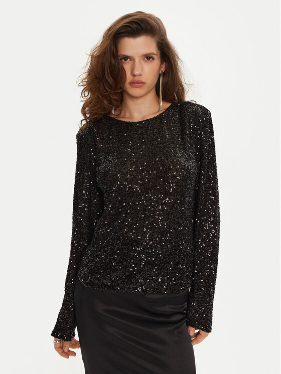 Bruuns Bazaar Bruuns Bazaar Blúz Casi BBW4193 Fekete Regular Fit