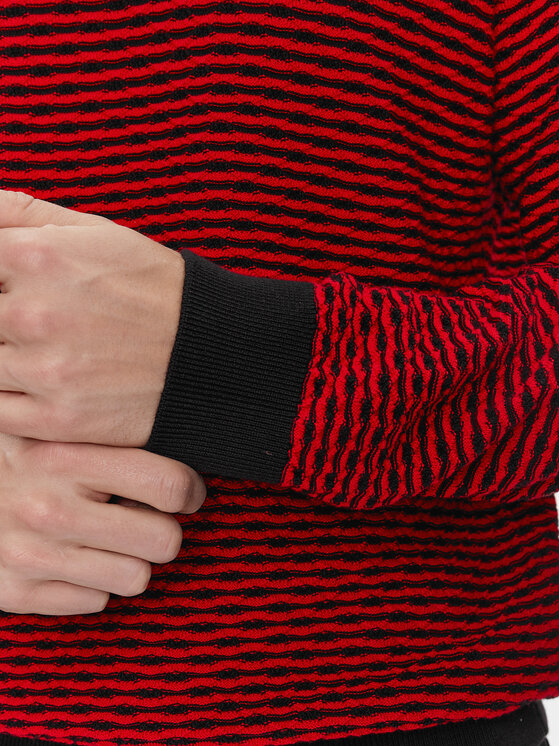 HUGO Hugo Sweater Sonderson 50500007 Piros Regular Fit