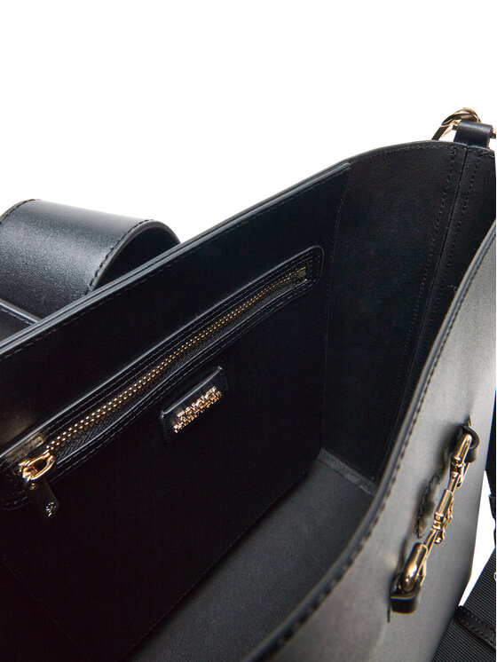 Tommy Hilfiger Tommy Hilfiger Kabelka Heritage Leather Bucket AW0AW17396 Černá