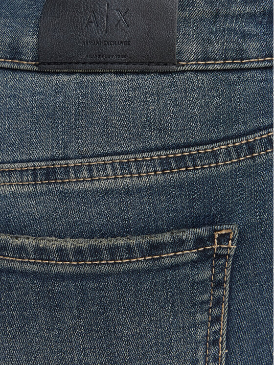 Armani Exchange Armani Exchange Jeansy XW000132 AF10863 MB001 Granatowy Regular Fit