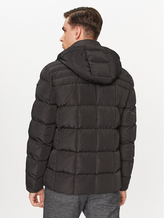 Geox Geox Žieminė striukė Hilstone M3628C T2941F 9000 Juoda Regular Fit