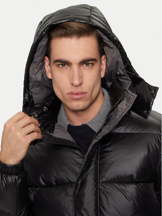 La Martina La Martina Kurtka puchowa ZMO021 PA067 Czarny Regular Fit