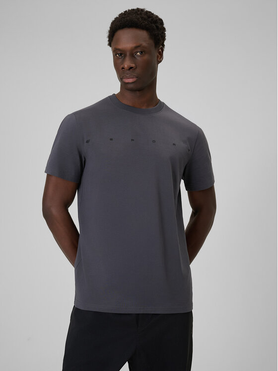 4F 4F T-Shirt CITY Szary ciemny Regular Fit