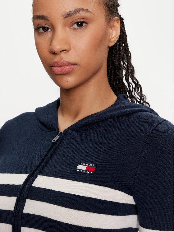 Tommy Jeans Tommy Jeans Sweater DW0DW18524 Sötétkék Slim Fit