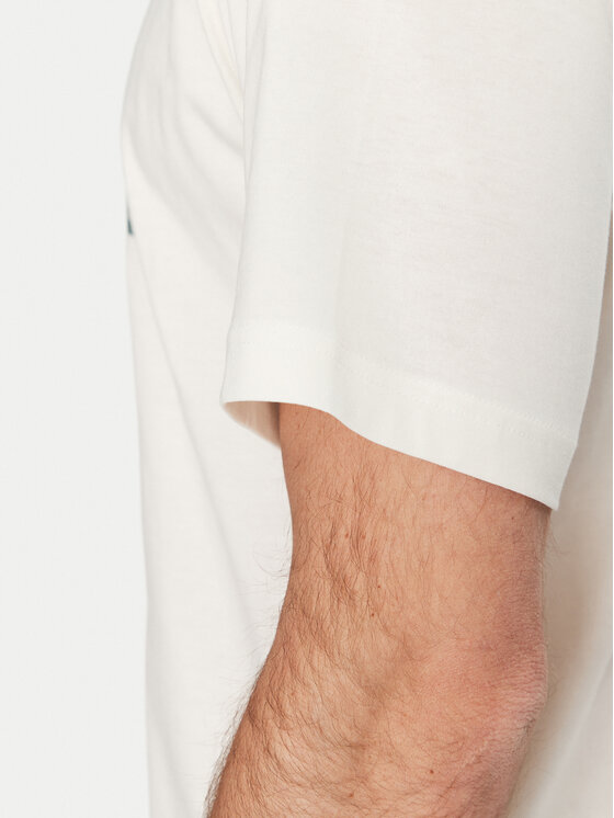 New Balance New Balance Majica MT51924 Bela Relaxed Fit