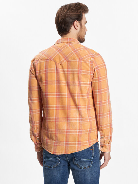 Camicia Rohan 60475 15433 Arancione Slim Fit