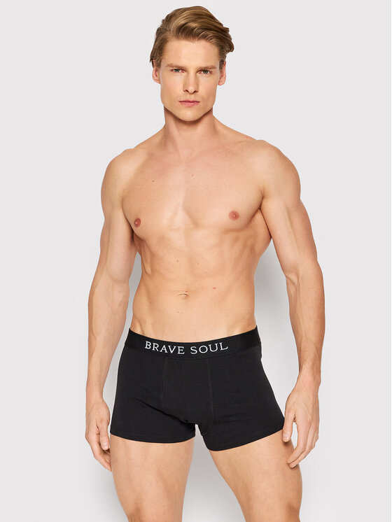 Brave Soul Brave Soul Set od 2 para bokserica MBX-18JOSHUAB Crna