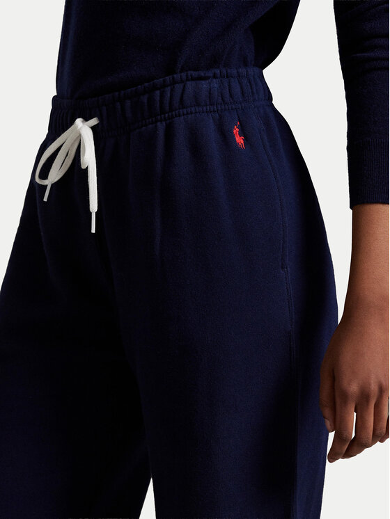 Polo Ralph Lauren Polo Ralph Lauren Долнище анцуг 211977959001 Тъмносин Wide Leg