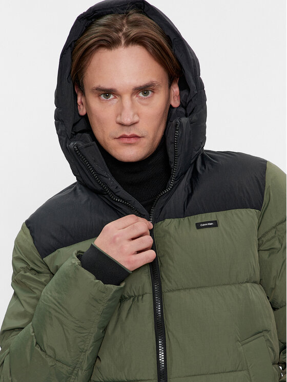 Calvin Klein Calvin Klein Зимова куртка Crinkle K10K112227 Зелений Regular Fit