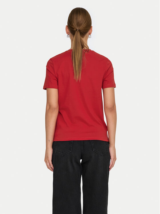 ONLY ONLY T-särk Kita 15331069 Punane Regular Fit
