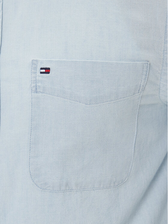 Tommy Hilfiger Tommy Hilfiger Риза MW0MW39431 Светлосиньо Regular Fit