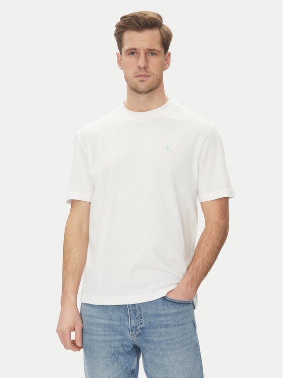 Calvin Klein Jeans Calvin Klein Jeans T-Shirt Painted J30J327523 Bílá Regular Fit