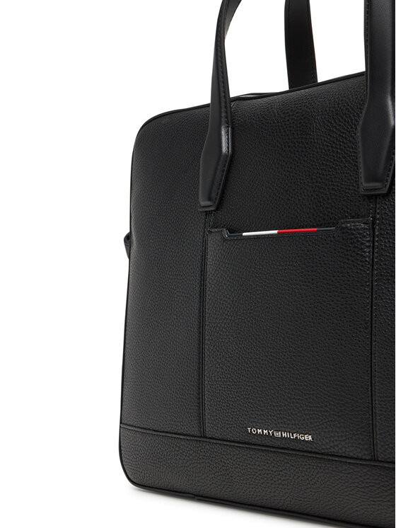 Tommy Hilfiger Tommy Hilfiger Laptoptasche Th Central Slim Computer Bag AM0AM13484 Schwarz