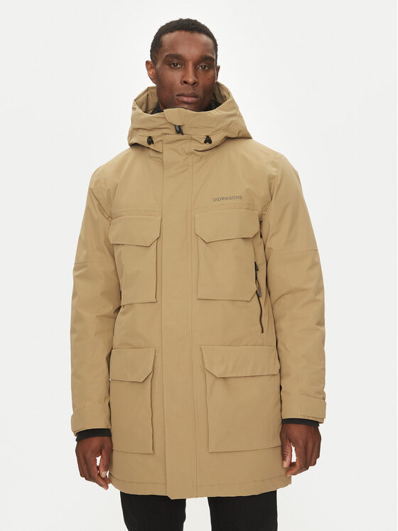 Didriksons Didriksons Ziemas jaka Drew 505778 Bēšs Regular Fit