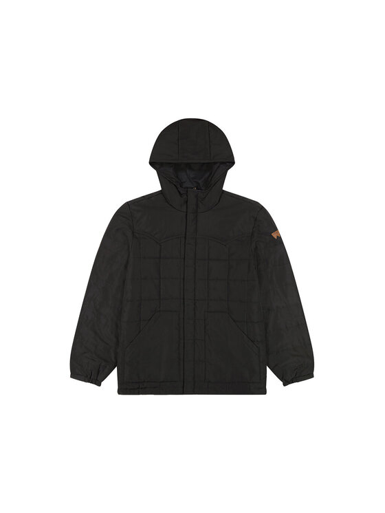 Wrangler Wrangler Kurtka zimowa TRANSITIONAL PUFFER Czarny Regular Fit