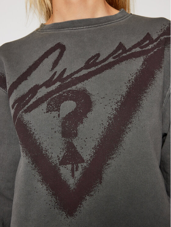 Felpa Graffiti Fleece W0BQ13 K68I0 Grigio Regular