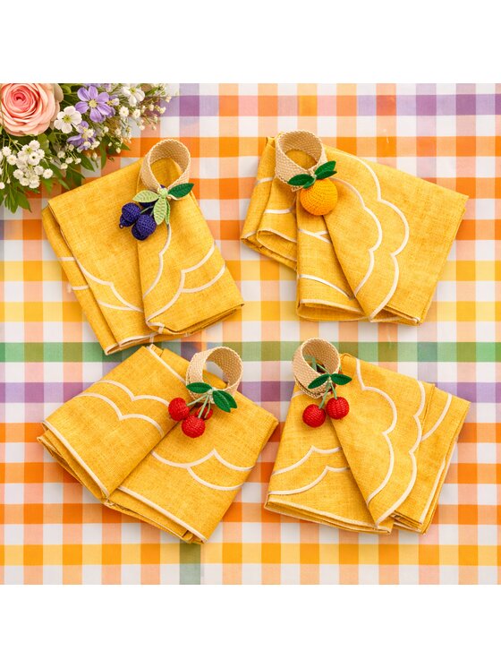Roseberry Home Roseberry Home Obrus Rainbow Gingham Kolorowy