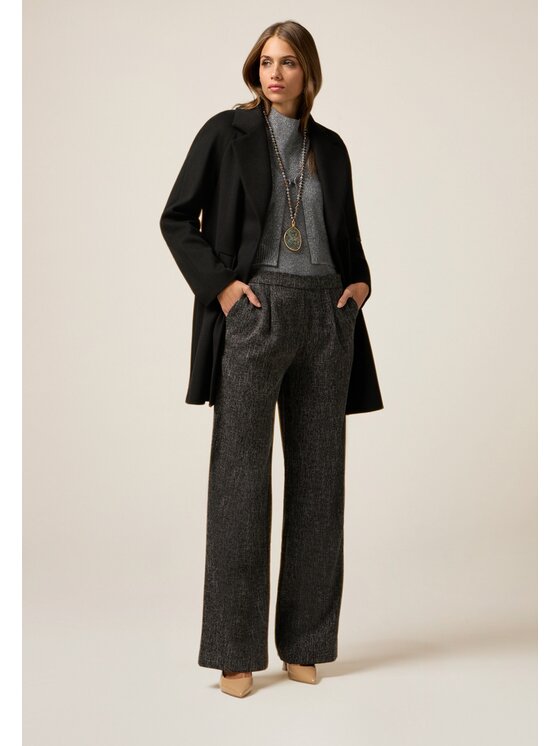 Oltre Oltre Pantaloni di tessuto P014R109071N033 Grigio Baggy Fit