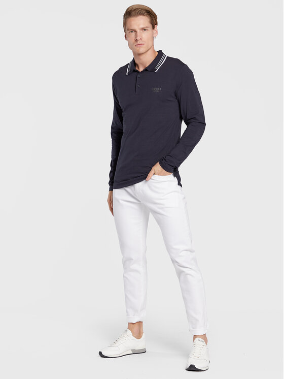 Polo M2BP36 J1314 Blu scuro Regular Fit